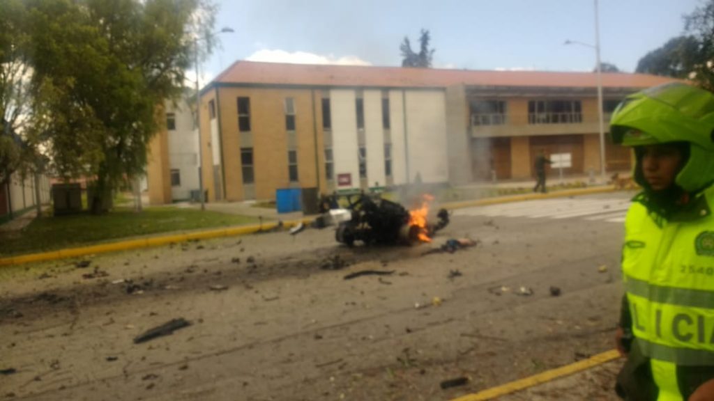 Revelan que cadete ecuatoriana murió en atentado a Escuela en Bogotá