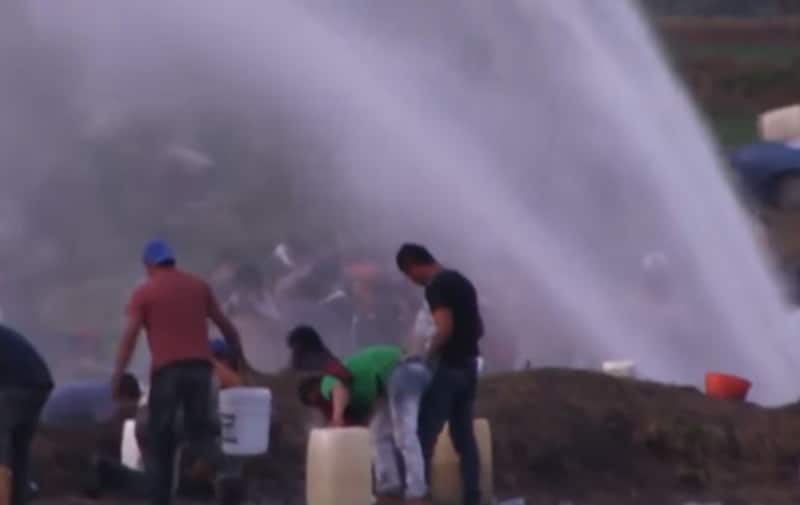 Revelan video del momento de explosión de ducto en México que deja 91 muertos