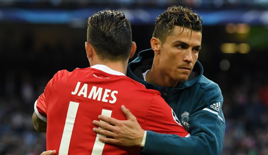 Acción de Cristiano Ronaldo que sería clave para que James vaya al Juventus