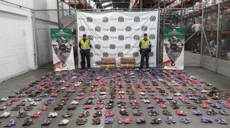 Autoridades decomisan 5 mil pares de calzado de contrabando en vías del Valle