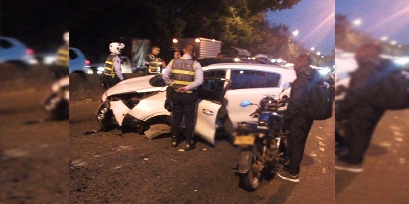 Exjugador del América sufrió un accidente de tránsito en la vía Cali- Jamundí