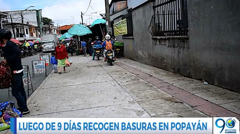 Pese a comenzó recolección de basuras en Popayán, comunidad dice que van lento