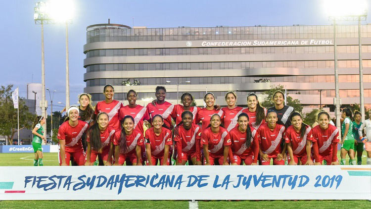 Selección Valle Femenina, campeona de la Fiesta Sudamericana de la Juventud