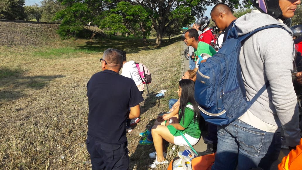 Previo al clásico vallecaucano, hinchas del Cali se accidentaron camino al estadio