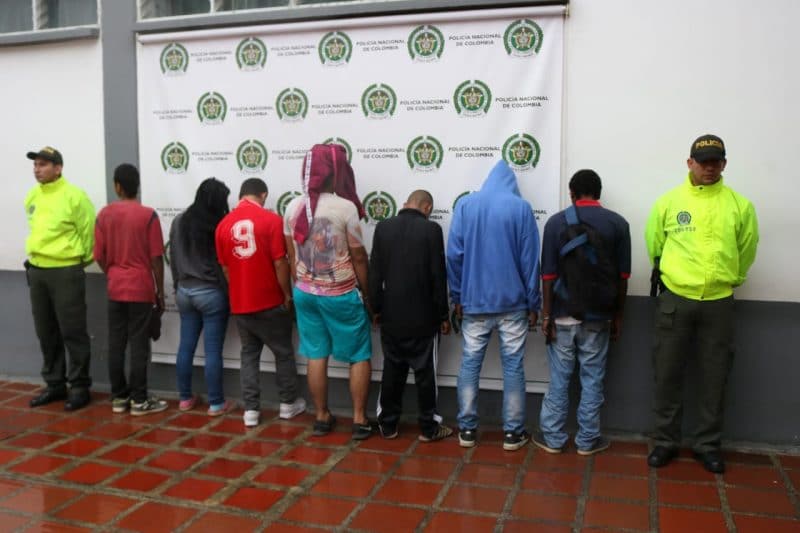 Capturan a siete miembros de banda 'Los de Compartir' por narcotráfico en Cali