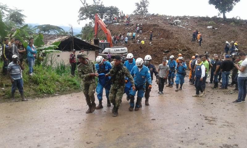 Por labores de rescate de cuerpos en Rosas, Cauca, Panamericana permanecerá cerrada