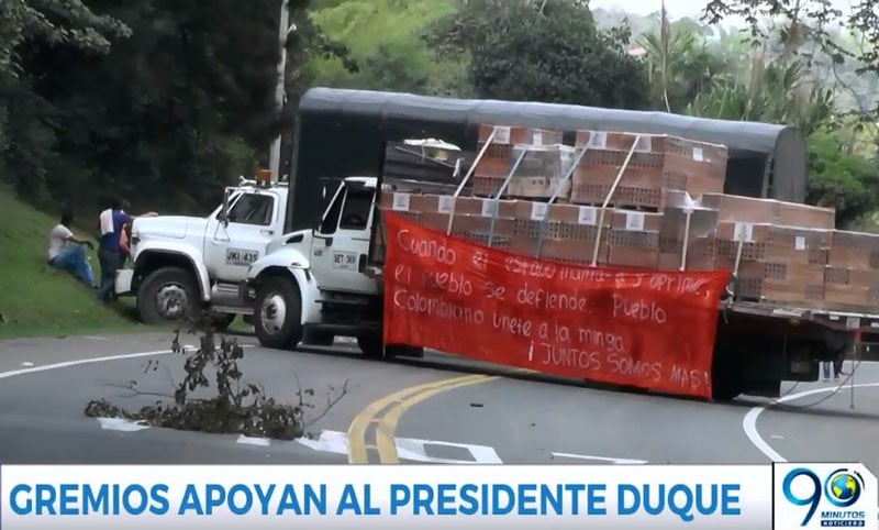Gremios del Valle apoyan a Duque en postura con minga, Iglesia insiste en el diálogo