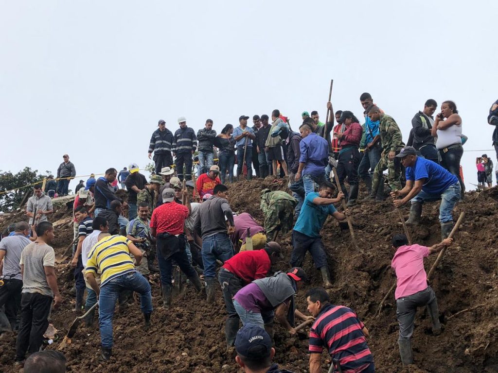 Viviendas sepultadas y varios muertos dejó alud de tierra en el sur del Cauca