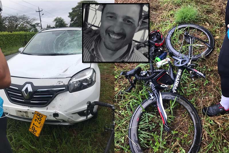 Falleció ciclista que había sido atropellado por un carro en vía Alfaguara-Cali