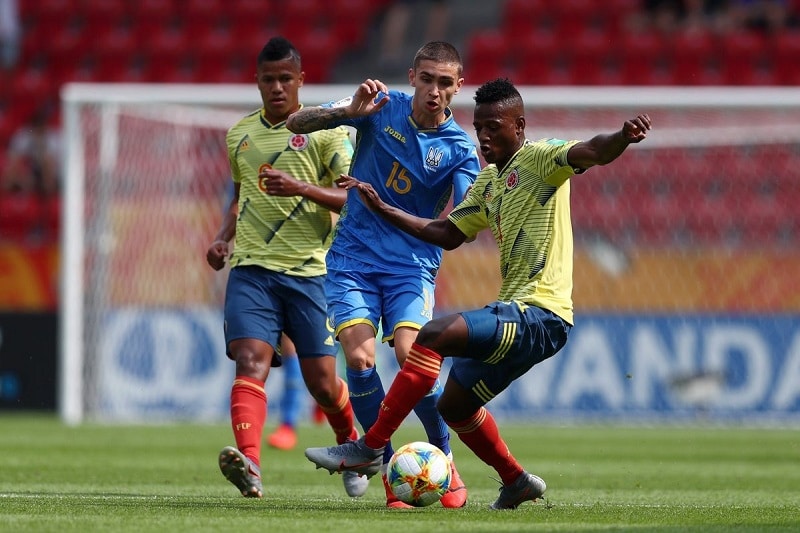 Colombia se despidió del Mundial Sub 20 de Polonia tras perder 1-0 con Ucrania