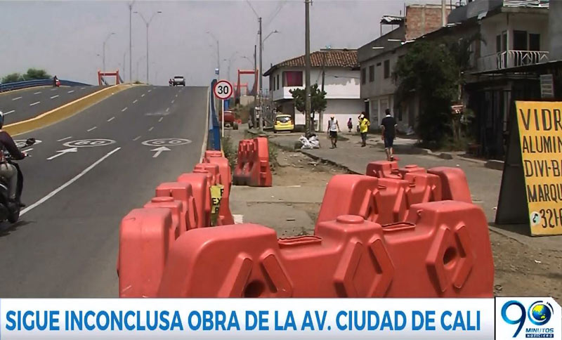 A casi un año de su inauguración, prolongación de Av. Ciudad de Cali sigue inconclusa
