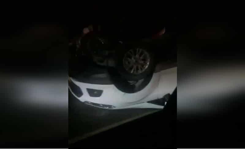 Cuatro personas lesionadas dejó aparatoso accidente de tránsito en vía al Kilómetro 18