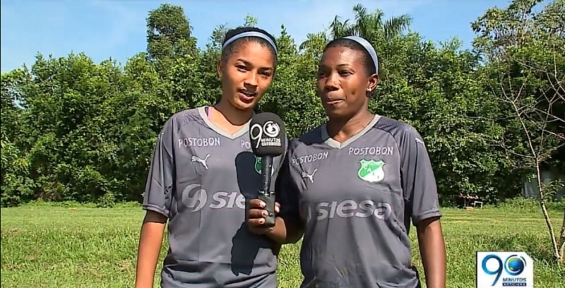 ‘Las Rodallega’, madre e hija competirán en la Liga Femenina con el Deportivo Cali