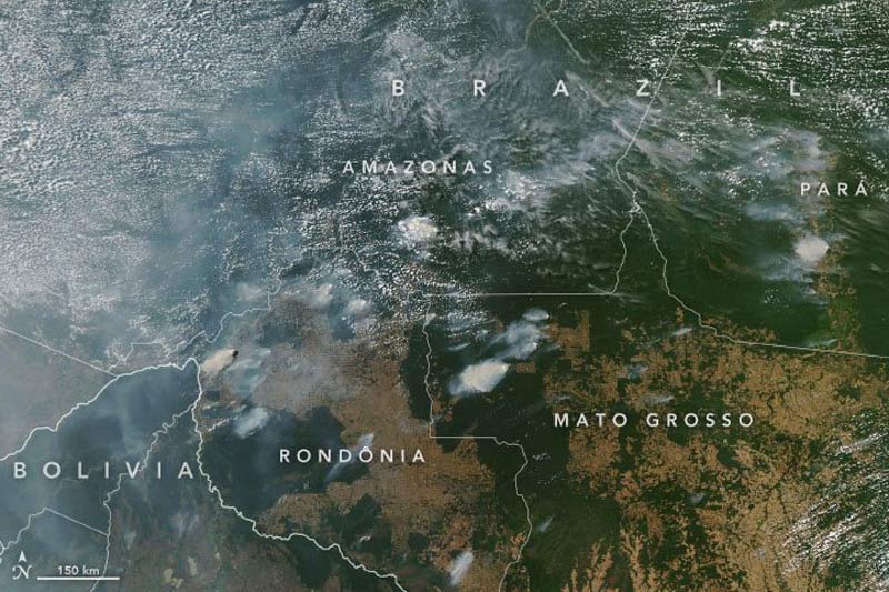 Llamado a los países del G7 a debatir incendios en la Amazonia en próxima cumbre