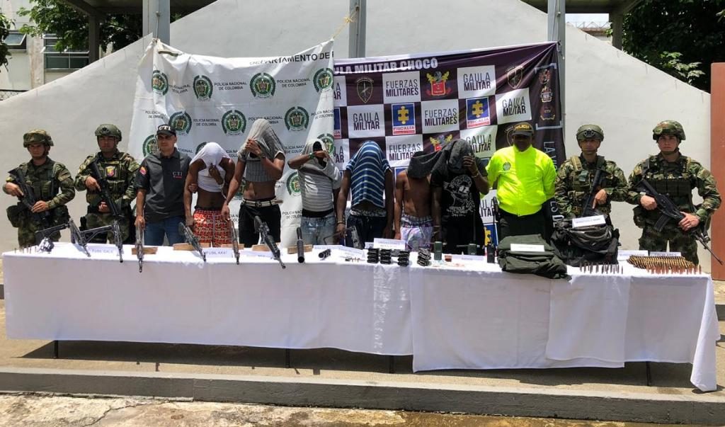 Capturados seis integrantes del ELN dedicados a extorsión y secuestro en Quibdó