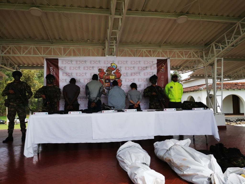 Dos muertos en combate deja operación del Ejército en el Cauca