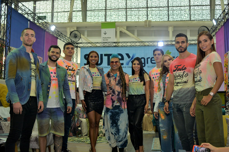 FIDES: explosión de color la moda social  Guio D Colombia en Colombiatex 2020