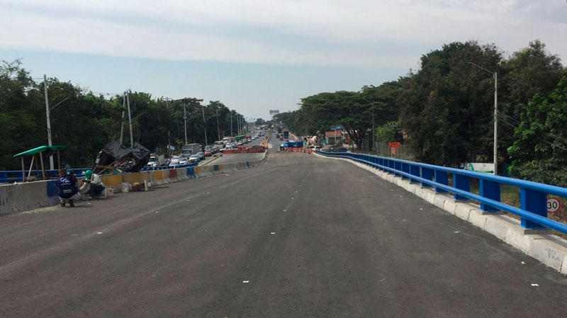 Antes de su inauguración, 90 Minutos recorrió nuevo puente de vía Cali-Jamundí