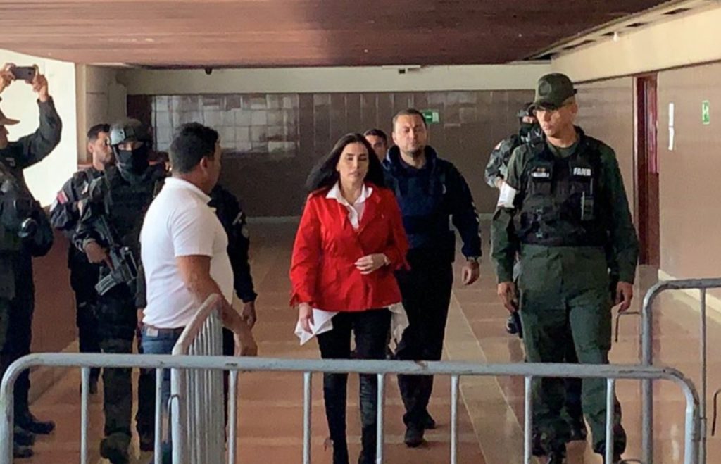 En video: sin esposas llegó Aida Merlano a audiencia en Tribunal Supremo
