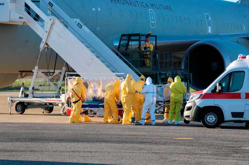 El número de muertos en Italia por coronavirus en un día llega a 349
