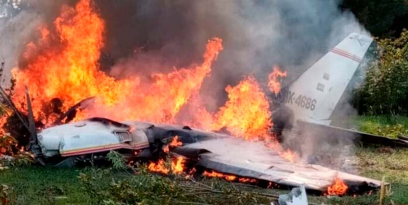 Cuatro personas mueren en accidente de avioneta en el norte de Bogotá