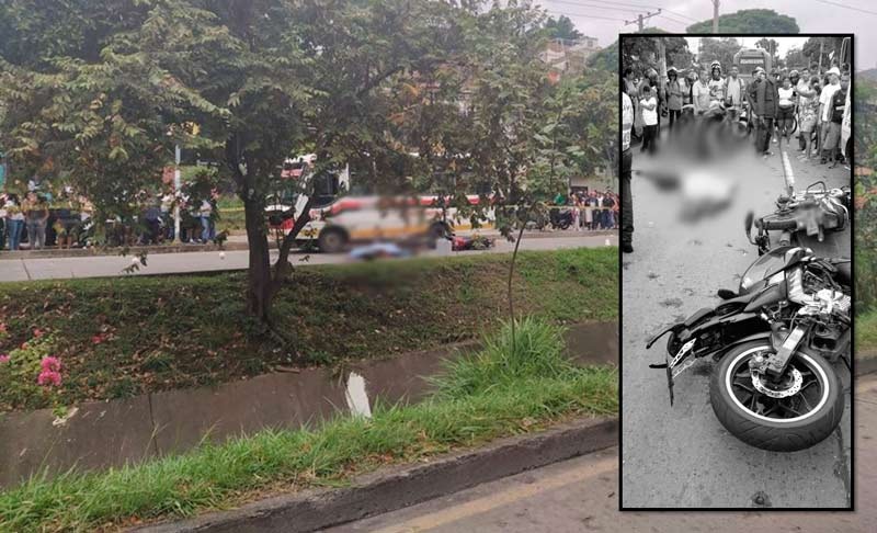 Motociclista murió tras ser arrollado por una buseta en el sur de Cali