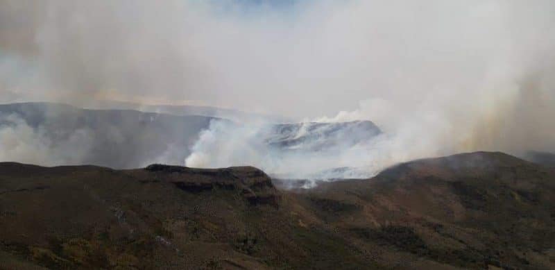 El páramo más grande del mundo se encuentra en emergencia por incendios forestales