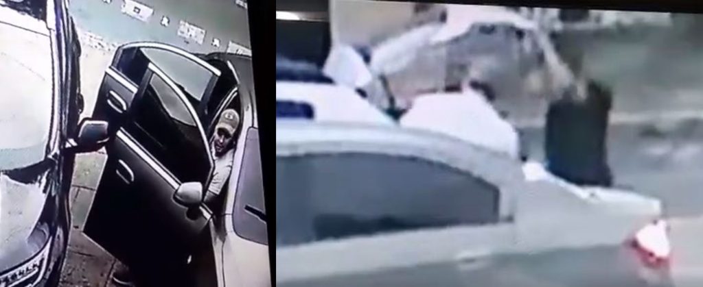 Revelan videos de presuntos ladrones abriendo carros en el sur de Cali