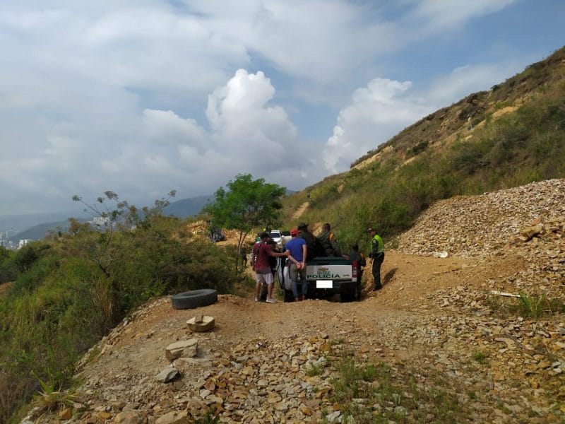 Capturadas 14 personas por explotación minero en el Cerro de las Tres Cruces