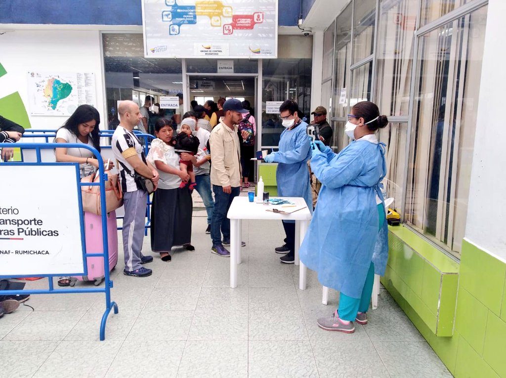 Este es el panorama que se vive en Ecuador tras anunciarse seis casos de coronavirus