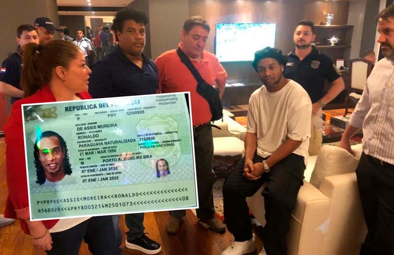 Fiscalía de Paraguay ordenó detención de 4 personas por caso de Ronaldinho