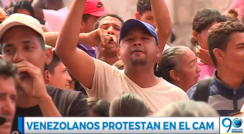 Video: venezolanos exigen a la Alcaldía mejoras en educación, salud, empleo y vivienda