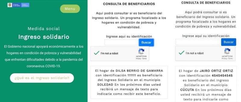 Registraduría Nacional encontró las cédulas inconsistentes que aplicaron al programa 'Ingreso Solidario'