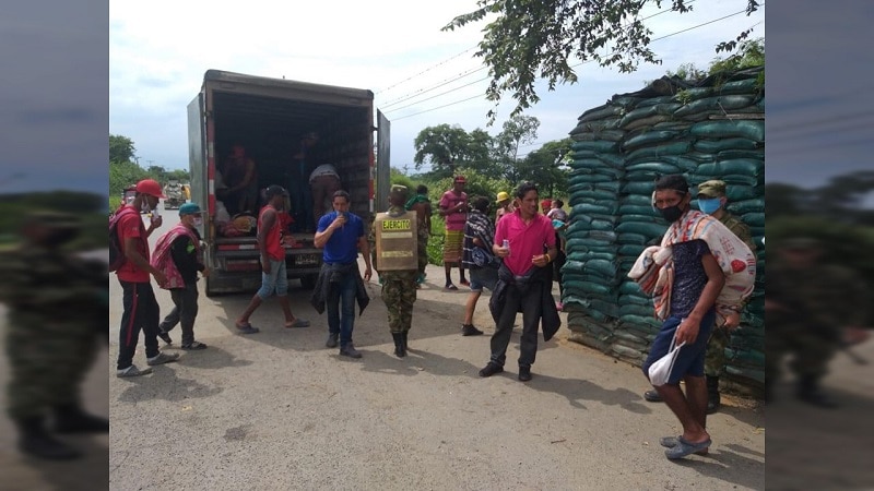 Denuncian traslado irregular de venezolanos en furgones desde otros municipios hacia Cali