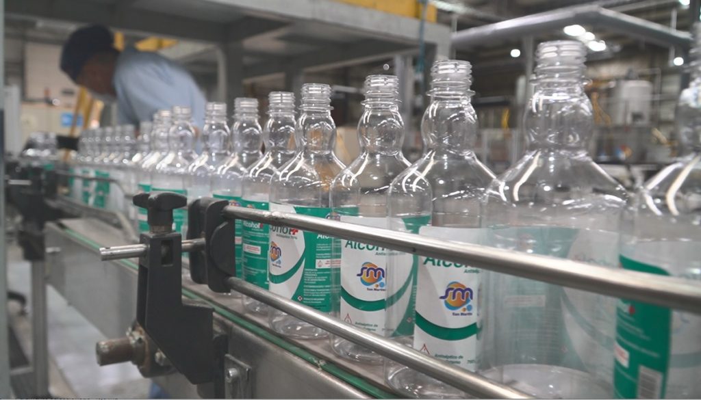 Inició producción de alcohol antiséptico en Industria de Licores del Valle