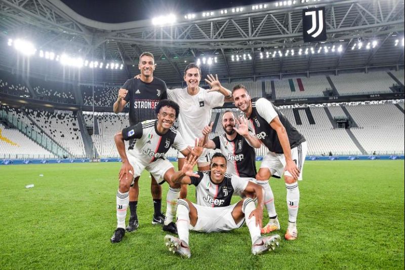 Cuadrado y la Juventus son nuevamente campeones de la Serie A de Italia