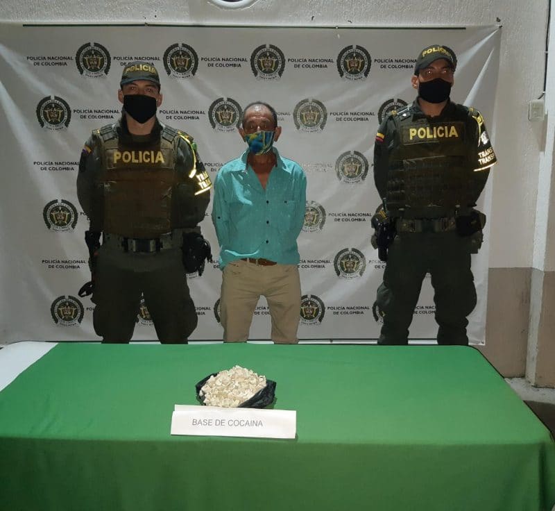 A la cárcel presunto responsable de transportar mil gramos de cocaína en Bugalagrande