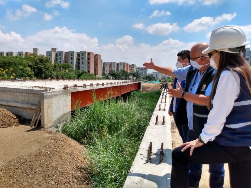 Retoman labores de construcción de puente vehicular que conectará a Valle del Lili con Bochalema