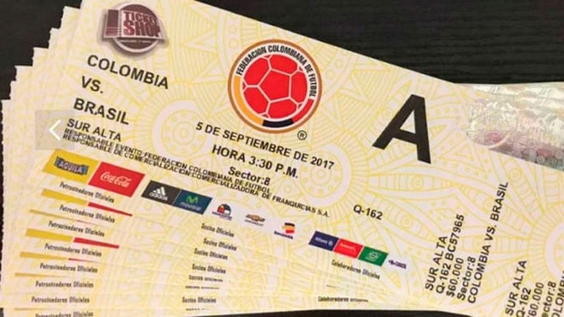 Millonaria multa a directivos del futbol colombiano por reventa de boletas en Mundial Rusia 2018