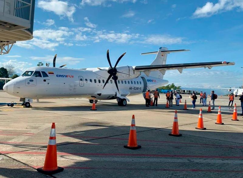 Inició plan piloto para vuelos nacionales en Colombia con ruta Bucaramanga - Cúcuta