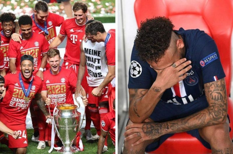 "Llorando por mí te vieron": al ritmo de Maluma, Bayern celebró la Champions ¿Qué dirá Neymar?