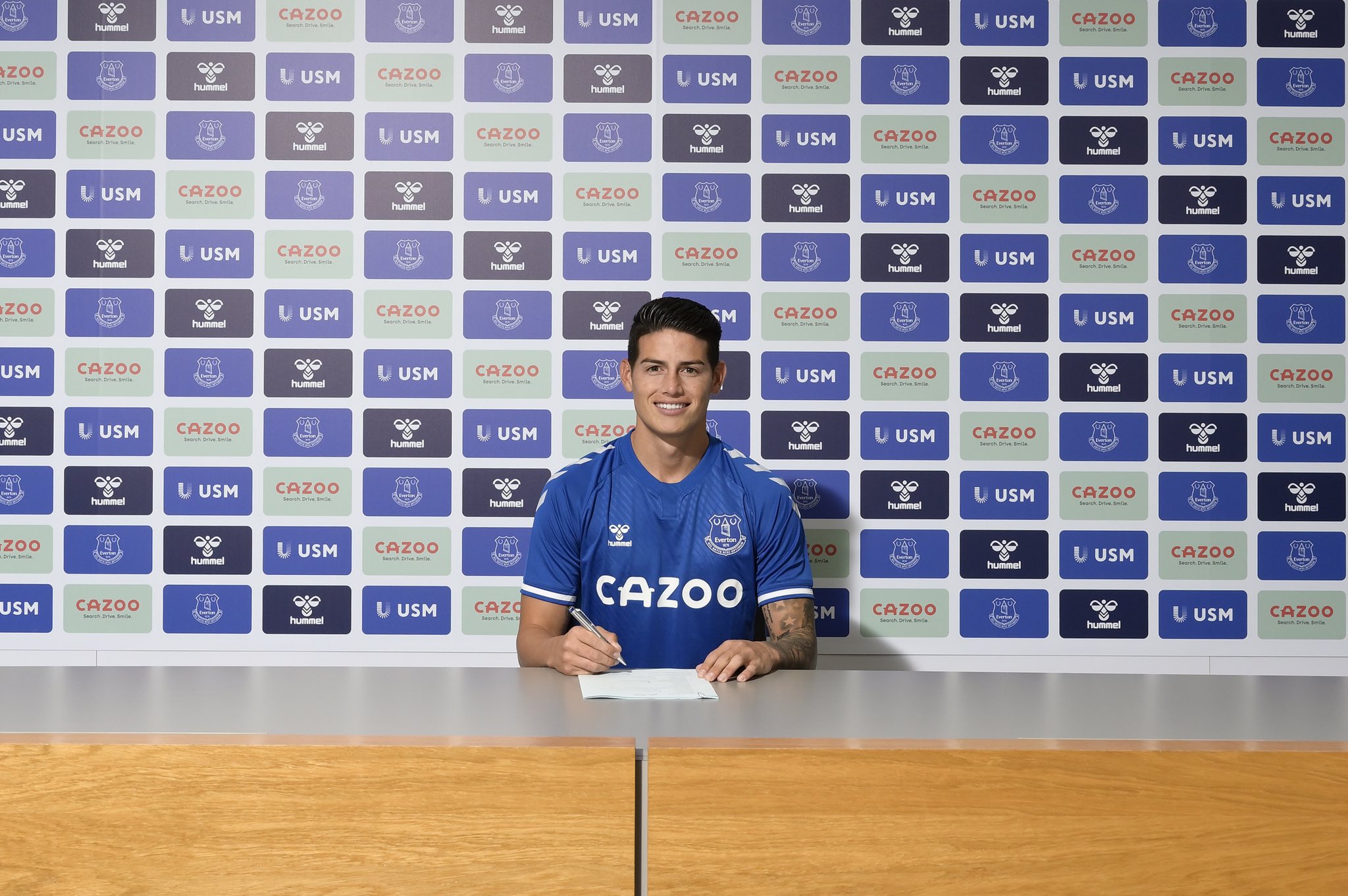 “I’m ready”: James Rodríguez hizo oficial su llegada al Everton de la Premier League