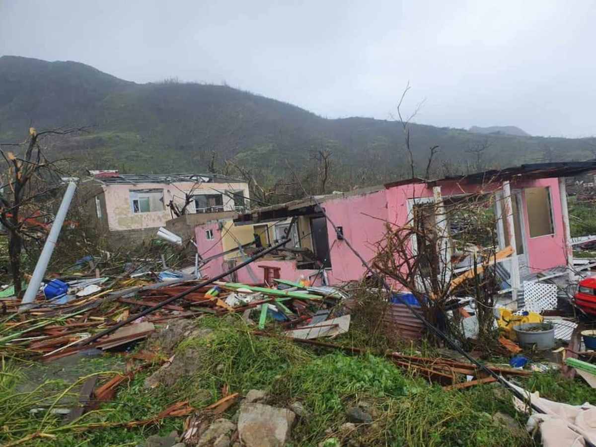 Casas sin techos y otras destruidas, así quedó Providencia luego del huracán Iota