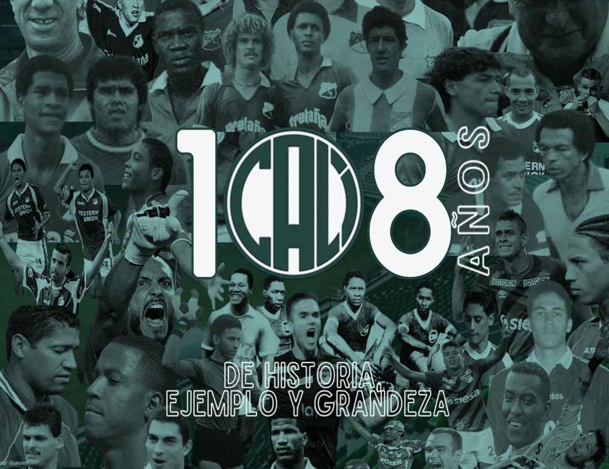 Feliz cumpleaños Deportivo Cali: 108 años de gloriosa historia