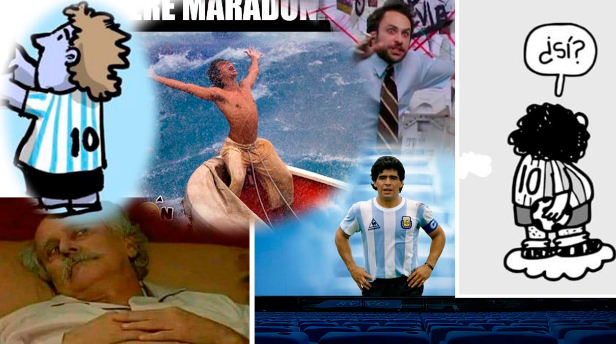 Los mejores MEMES en honor a Maradona