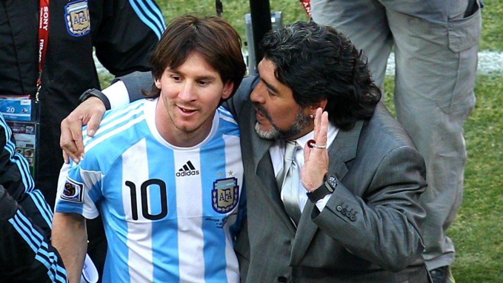 “Nos deja pero no se va, porque el Diego es eterno”: Messi