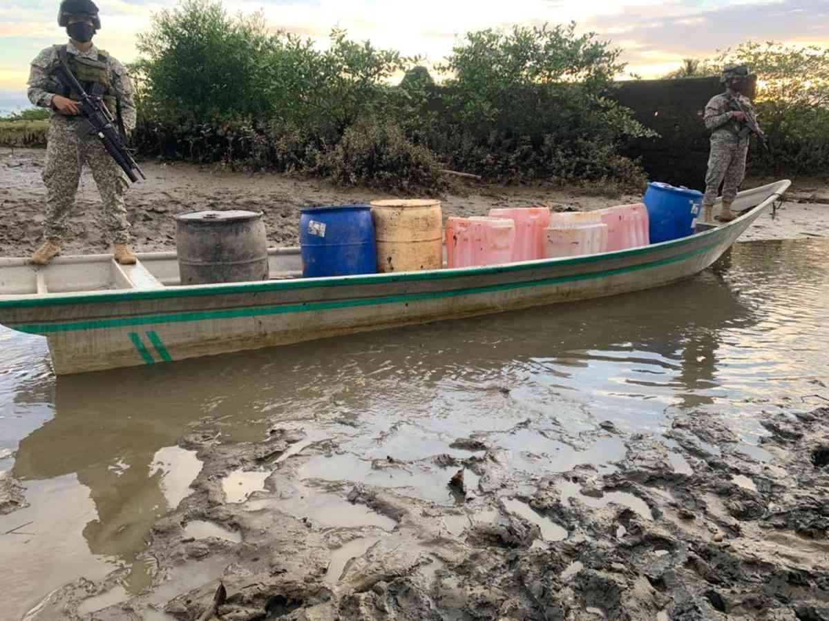 Destruyen centro de acopio para el envío de narcotráfico en Chocó