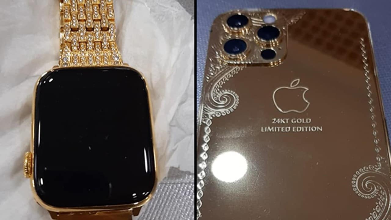Israelí fue capturado con un iPhone chapado en oro que sería el regalo para una niña