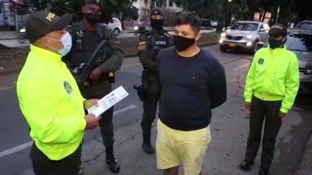 Policía capturó en Cali a 'Chumado', uno de los diez más buscados de Ecuador