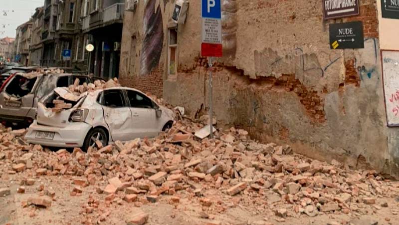 Sismo de magnitud 6,3 sacude Croacia y deja al menos una menor muerta